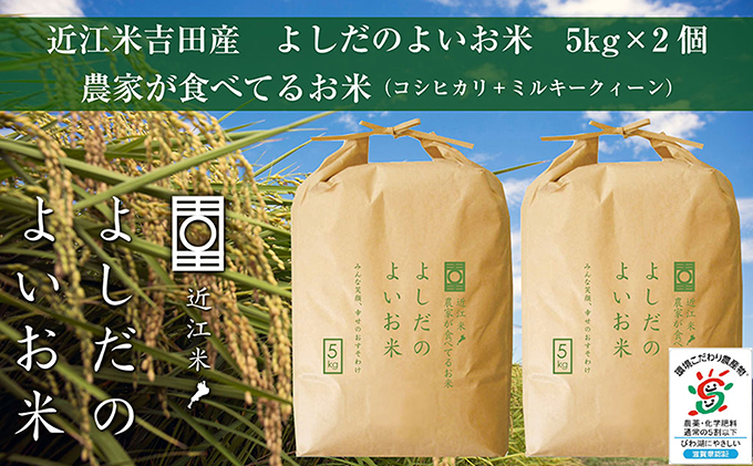 令和2年産よしだのよいお米 近江米農家が食べてるお米 5kg 2 滋賀県豊郷町 セゾンのふるさと納税