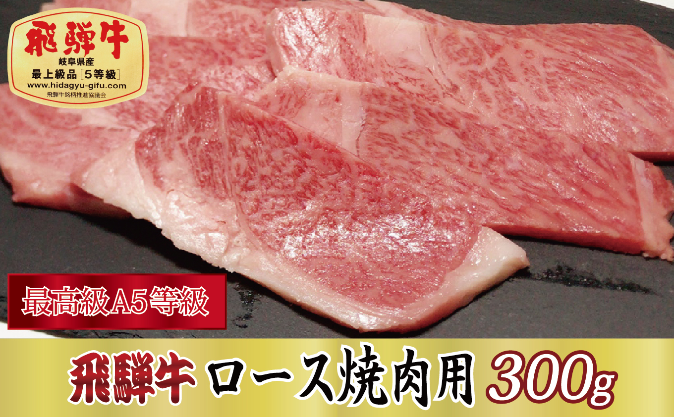 最高級a5等級 飛騨牛ロース焼肉用300g 岐阜県関ケ原町 セゾンのふるさと納税