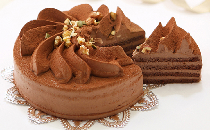口どけなめらか生チョコケーキ フラワーショコラ 北海道のチョコレートケーキ 北海道新ひだか町 セゾンのふるさと納税