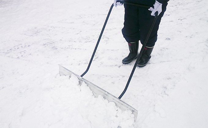 北海道枝幸町のふるさと納税 軽量アルミ除雪用具「カルオス君」80cm